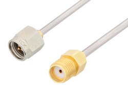 PE34237 - SMA Male to SMA Female Cable Using PE-SR405AL Coax
