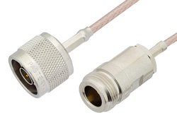 PE34281 - N Male to N Female Cable Using RG316-DS Coax