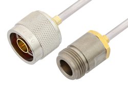 PE34289LF - N Male to N Female Cable Using PE-SR402AL Coax