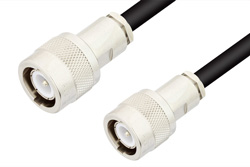 PE34435LF - C Male to C Male Cable Using 93 Ohm RG62 Coax