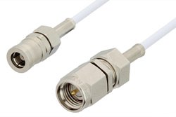 PE34448LF - SMA Male to SMB Plug Cable Using RG196 Coax, RoHS