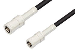 PE34488LF - SMB Plug to SMB Plug Cable Using PE-B100 Coax