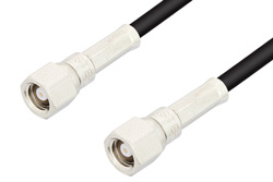 PE34501 - SMC Plug to SMC Plug Cable Using PE-B100 Coax