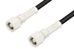 PE34501LF - SMC Plug to SMC Plug Cable Using PE-B100 Coax