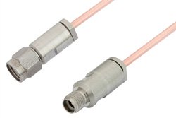PE34582 - 3.5mm Male to 3.5mm Female Cable Using RG405 Coax