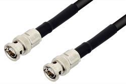 PE3480LF - BNC Twinax Plug to BNC Twinax Plug Cable Using 78 Ohm RG108 Coax, RoHS