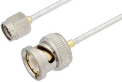 PE35109 - SMA Male to BNC Male Cable Using PE-SR405FL Coax