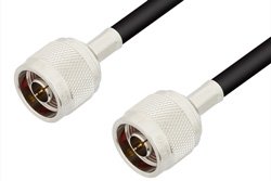 PE3528 - 75 Ohm N Male to 75 Ohm N Male Cable Using 75 Ohm RG59 Coax