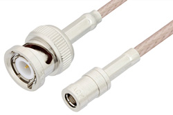 PE3530 - SMB Plug to BNC Male Cable Using RG316-DS Coax