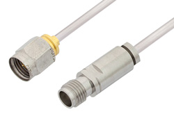 PE35656 - 2.4mm Male to 2.4mm Female Cable Using PE-SR405AL Coax, RoHS