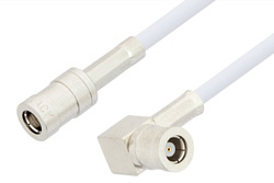 PE3592 - SMB Plug to SMB Plug Right Angle Cable Using RG188 Coax