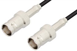 PE3604LF - BNC Female to BNC Female Cable Using RG174 Coax, RoHS