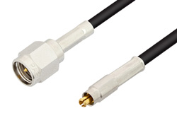 PE36112 - SMA Male to MC-Card Plug Cable Using RG174 Coax