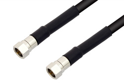 PE36132LF - 75 Ohm F Male to 75 Ohm F Male Cable Using 75 Ohm RG6-CATV Coax, RoHS