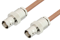 PE36455 - BNC Female to BNC Female Cable Using RG178 Coax, RoHS