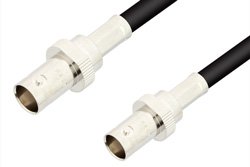 PE3675 - BNC Female to BNC Female Cable Using 75 Ohm RG59 Coax