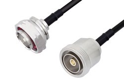 PE37961 - 7/16 DIN Male to 7/16 DIN Female Cable Using PE-C240 Coax