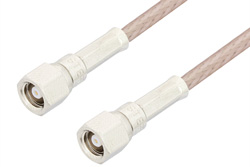 PE3808LF - SMC Plug to SMC Plug Cable Using RG316 Coax, RoHS