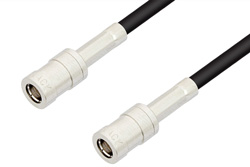 PE3853LF - SMB Plug to SMB Plug Cable Using RG174 Coax, RoHS