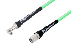 PE3C1617 - SMA Male Right Angle to TNC Male Low Loss Test Cable Using PE-P300LL Coax, RoHS