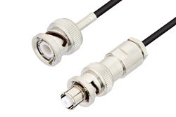 PE3C3422 - BNC Male to SHV Plug Cable Using RG174 Coax