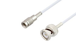 PE3C3439 - 1.0/2.3 Plug to BNC Male Cable Using RG188 Coax