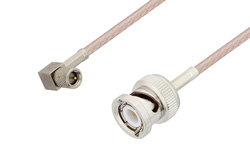 PE3C3441 - 10-32 Male Right Angle to BNC Male Cable Using RG316 Coax