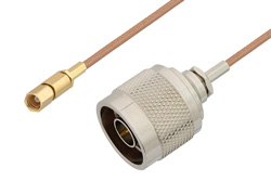 PE3C4399 - N Male to SSMC Plug Cable Using RG178 Coax