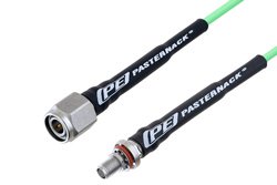 PE3C5264 - SMA Female Bulkhead to TNC Male Low Loss Cable Using PE-P160LL Coax