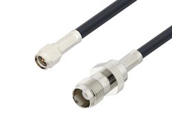PE3C5480 - SMA Male to TNC Female Cable Using LMR-195-FR Coax