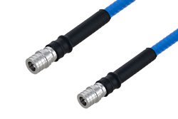 PE3C5869 - QMA Male to QMA Male Cable Using SPP-250-LLPL Coax