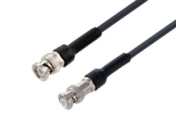 PE3C6147/HS2 - BNC Male to MHV Male Cable Using RG58 Coax with Double HeatShrink