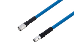 PE3C6258 - Plenum SMA Male to NEX10 Male Low PIM Cable Using SPP-250-LLPL Coax Using Times Microwave Parts