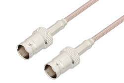 PE3C6575 - BNC Female to BNC Female Cable Using RG316-DS Coax