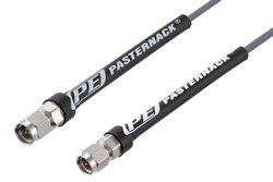 PE3C6632 - SMA Male to 2.92mm Male Cable Using PE-P103 Coax