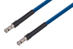 PE3C8743/BL - 75 Ohm BNC Male to 75 Ohm 1.0/2.3 Male 12G SDI Cable Using 75 Ohm 4694R-BL Coax