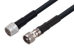 PE3C9301 - N Male to UHF Male Low Loss Cable Using LMR-400-DB Coax