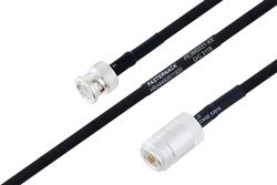 PE3M0031 - MIL-DTL-17 BNC Male to N Female Cable Using M17/84-RG223 Coax