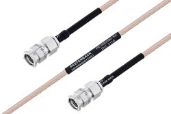 PE3M0090 - MIL-DTL-17 SMA Male to SMA Male Cable Using M17/113-RG316 Coax