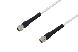 PE3TC1202 - 75 Ohm F Male to 75 Ohm F Male Low Frequency Cable Using 75 Ohm PE-SF200LL75 Coax, RoHS