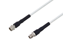PE3TC1203 - 75 Ohm F Male to 75 Ohm F Female Low Frequency Cable Using 75 Ohm PE-SF200LL75 Coax, RoHS