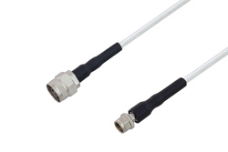 PE3TC1205 - 75 Ohm N Male to 75 Ohm F Male Low Frequency Cable Using 75 Ohm PE-SF200LL75 Coax, RoHS