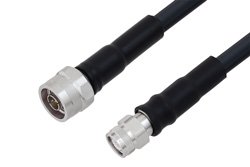 PE3W00013 - N Male to TNC Male Cable Using LMR-400 Coax