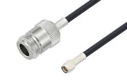 PE3W00177 - SMA Male to N Female Cable Using LMR-195 Coax