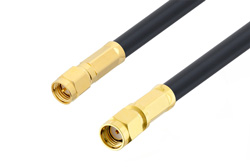 SMA Male to Reverse Polarity SMA Male Cable Using LMR-240 Coax