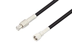 PE3W04152 - SMC Plug to MCX Plug Low Loss Cable Using LMR-100 Coax