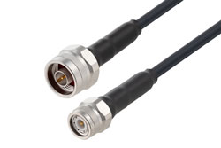 PE3W04201 - TNC Male to N Male Low Loss Cable Using LMR-240 Coax