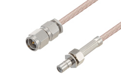 PE3W05361 - SMA Male to SMB Jack Cable Using RG316-DS Coax