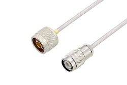 PE3W05401 - N Male to TNC Male Cable Using PE-SR402AL Coax