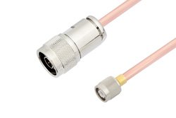 PE3W05651 - N Male to TNC Male Cable Using RG401 Coax
